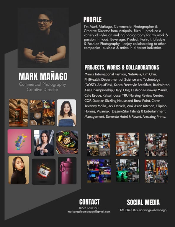 Introducing Mark Mañago : A Commercial Photographer and Creative Director