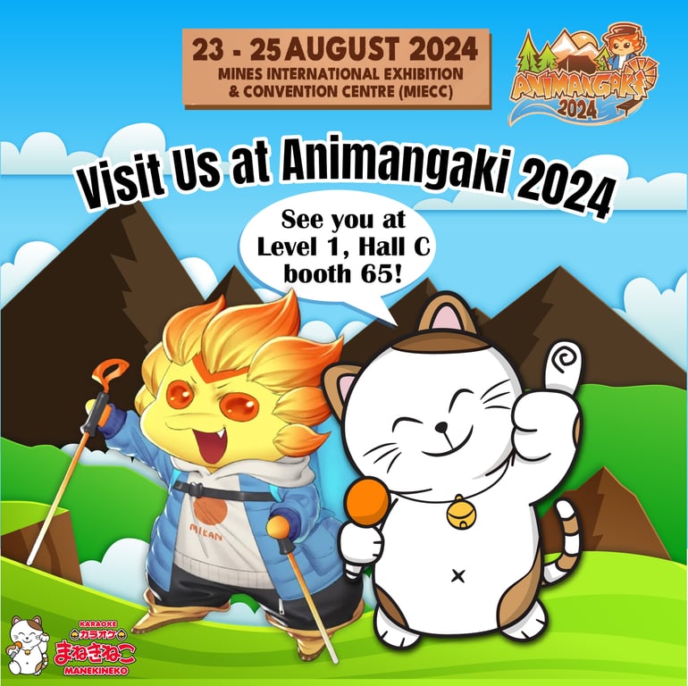 KARAOKE MANEKINEKO to Showcase at ANIMANGAKI 2024