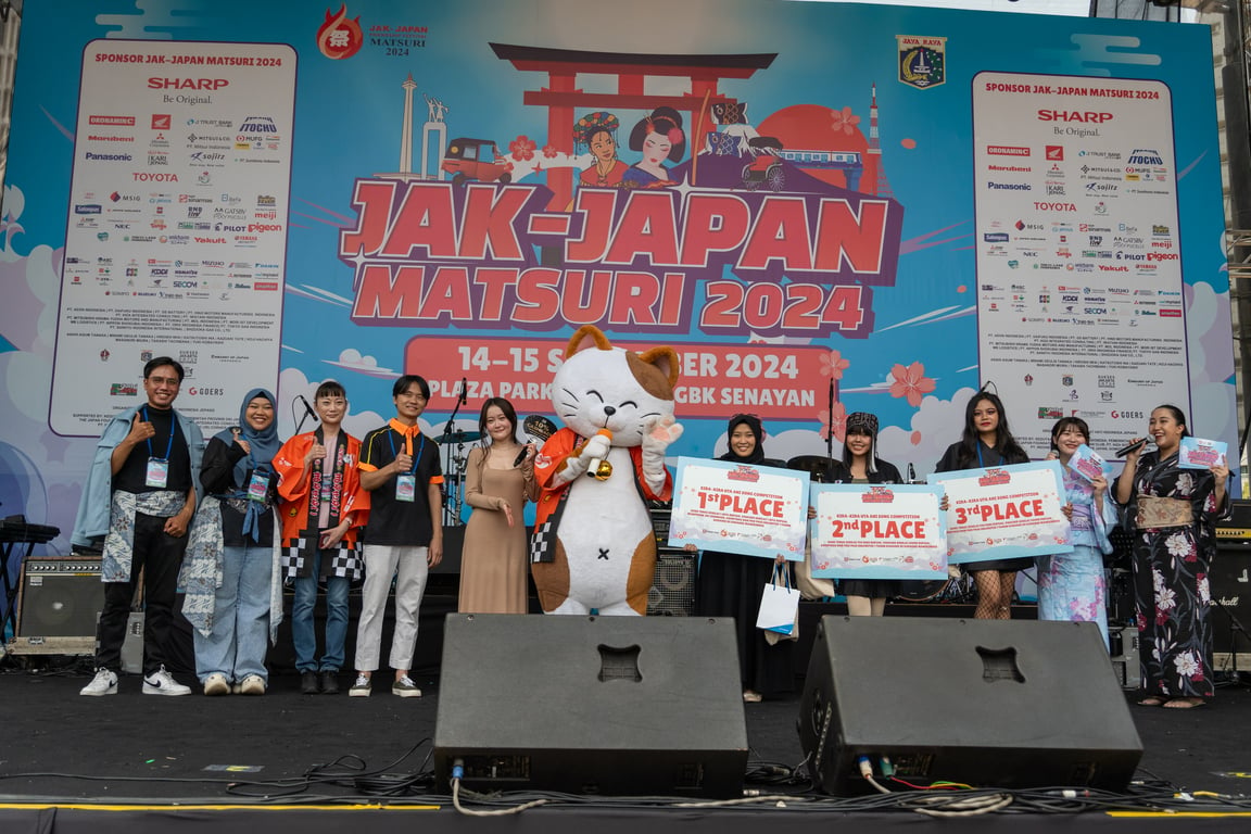 Karaoke Manekineko Sukses Gelar Grand Final Kira Kira Uta Ani Song di Jak Japan Matsuri 2024