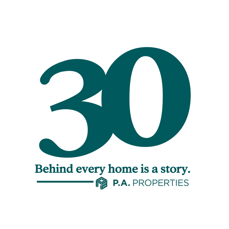 P.A. Properties Marks 30 Years:  Celebrating the Stories Behind Every Home