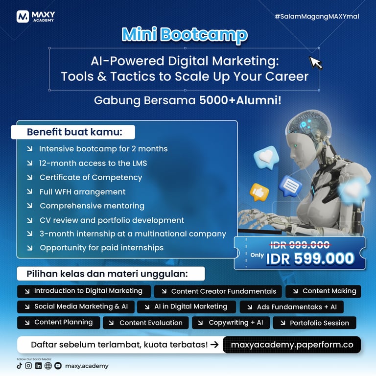 Maxy Academy Hadirkan Program Digital Marketing + AI Bootcamp untuk Cetak Talenta Pemasaran Berinovatif