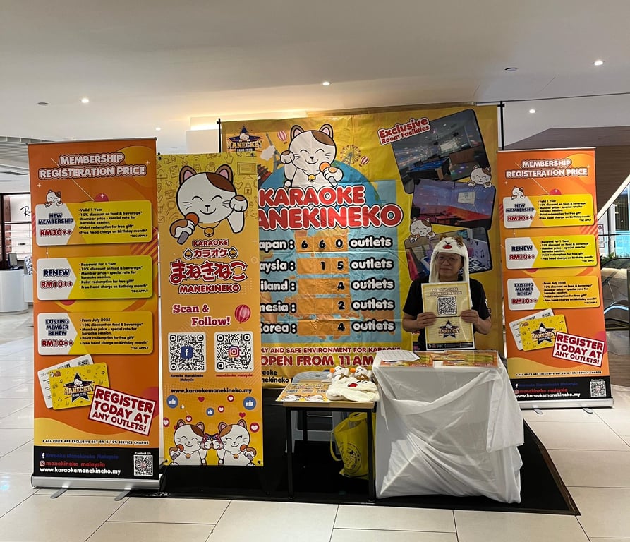 Karaoke Manekineko Pearl Point Shopping Mall Opening – Exciting Promotions and Special Offers Await!