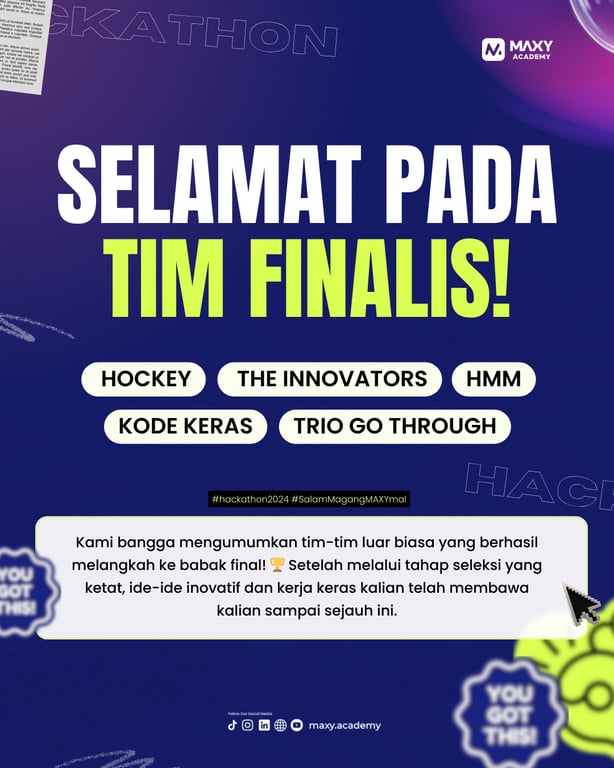 Impact National Hackathon 2024 Memasuki Babak Final : Lima Tim Semifinalis Siap Merebut Tahta Juara