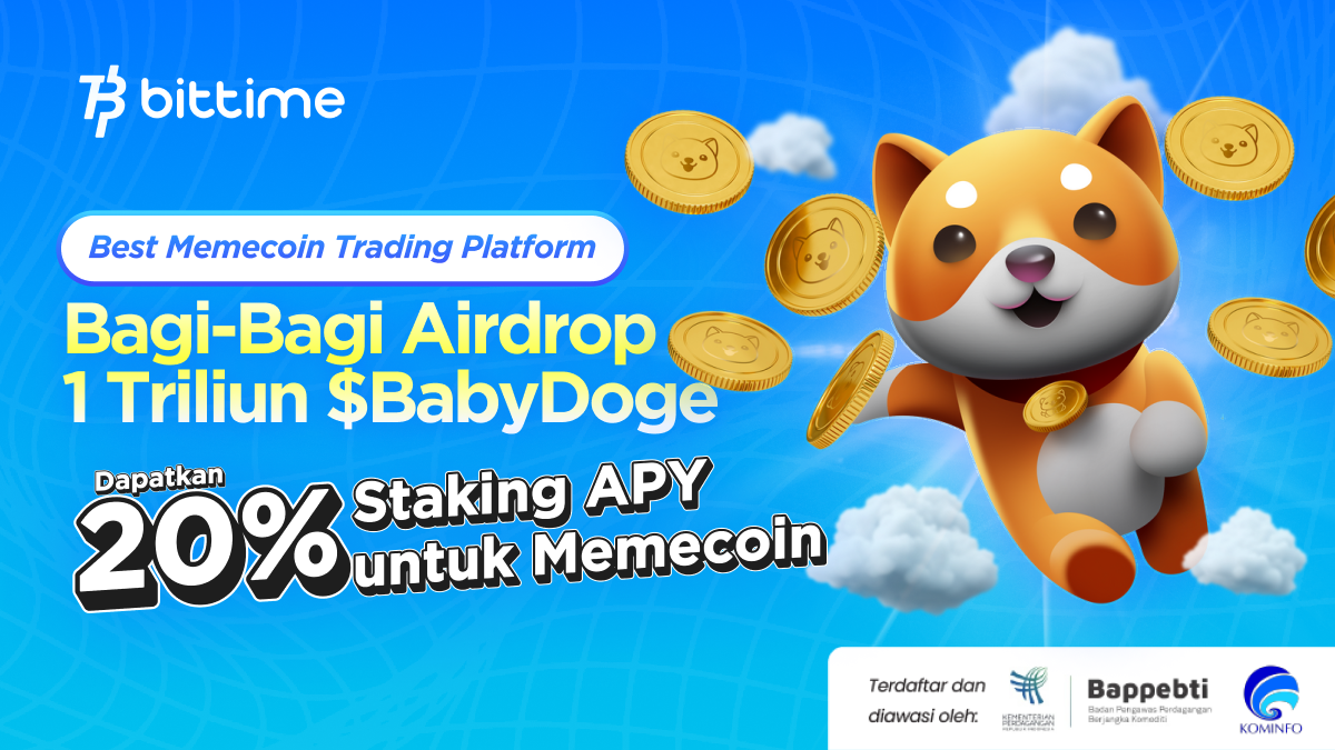 Bittime Bagi-Bagi 1 Triliun Token BabyDoge, Berkomitmen Jadi Platform Memecoin Terbaik