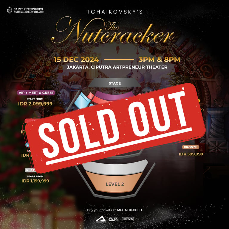 The Nutcracker Ballet oleh Crescendo di Jakarta Ludes Terjual!