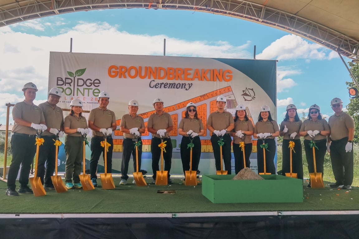 P.A. Properties breaks ground for Bridgepointe Place Phase 2B in the City of San Fernando, Pampanga