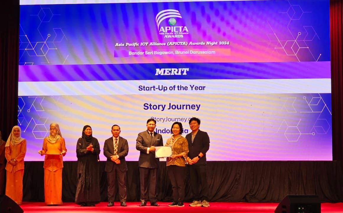 StoryJourney Dari Indonesia Meraih Predikat “Start-Up of The Year” Dalam Ajang Asia Pacific ICT Alliance (APICTA) Award Night 2024