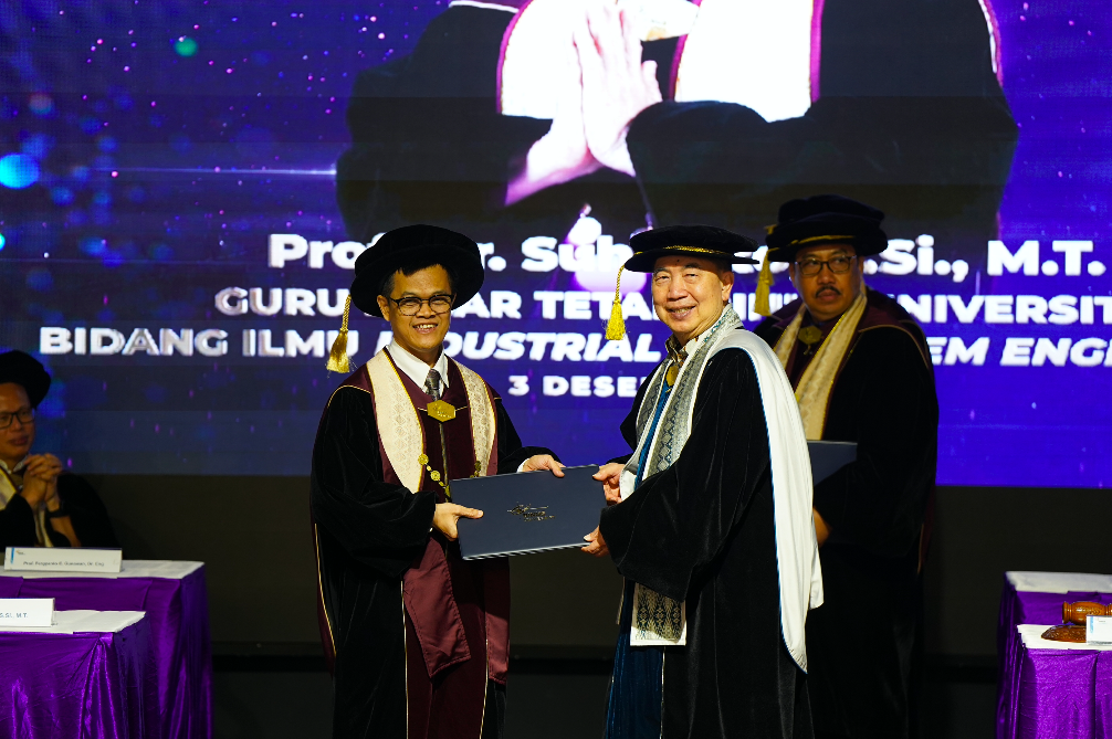 BINUS UNIVERSITY Resmi Miliki Guru Besar Bidang Industrial & System Engineering, Komitmen Untuk Ciptakan Berbagai Solusi Inovatif