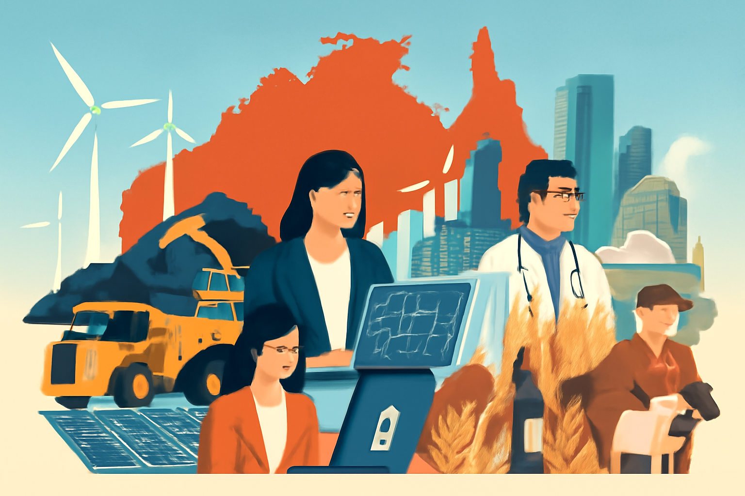 Australia’s Economic Framework: Exploring Natural Resources, Key Industries, and the Digital Revolution