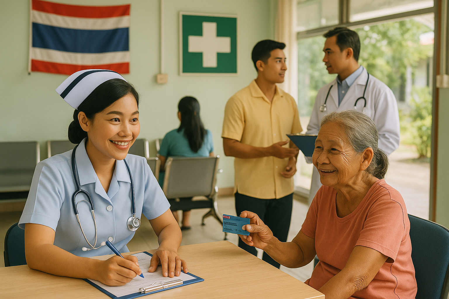 เส้นทางการสร้างระบบสุขภาพที่ครอบคลุมของประเทศไทย