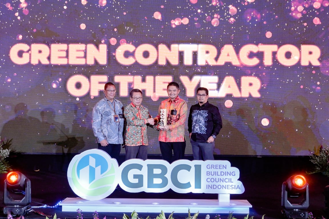 PTPP Dinobatkan sebagai Best Green Contractor of the Year 2025, Satu-satunya BUMN Konstruksi Peraih Greenship Awards