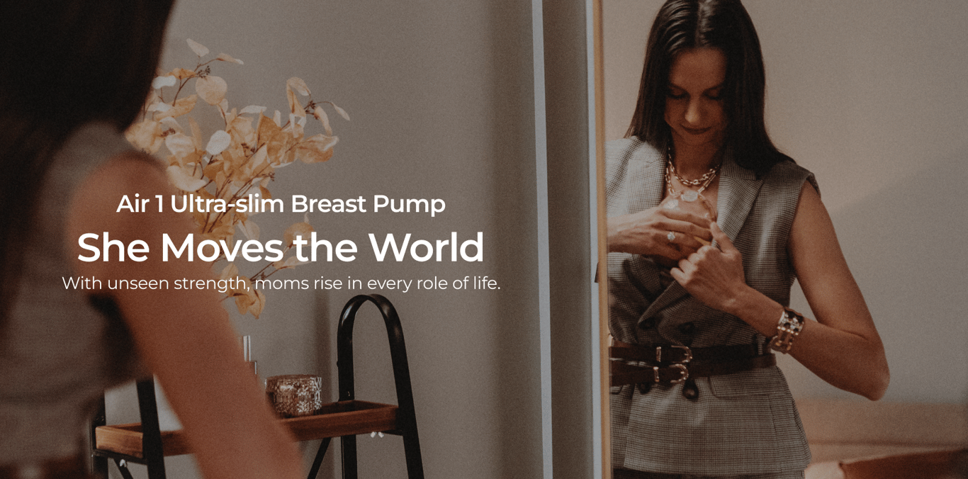 Momcozy Debuts “Invisible Power”, Showcasing the Momcozy Air 1 Ultra-Slim Breast Pump for Modern Mothers