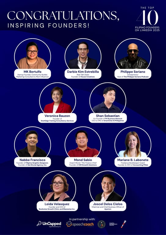 Joscel Delos Cielos of Apeiron Named Among the Top 40 Filipino Founders on LinkedIn 2025