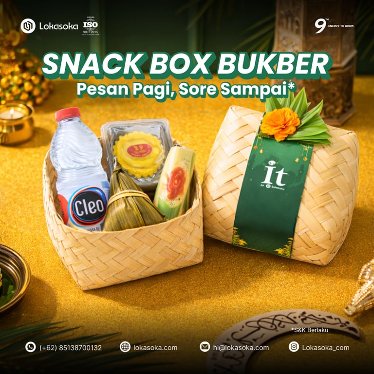 Penuhi Kebutuhan Tren Snack Box Event, Lokasoka Hadirkan “It by Lokasoka”: Pesan Hari Ini, Besok Diantar!