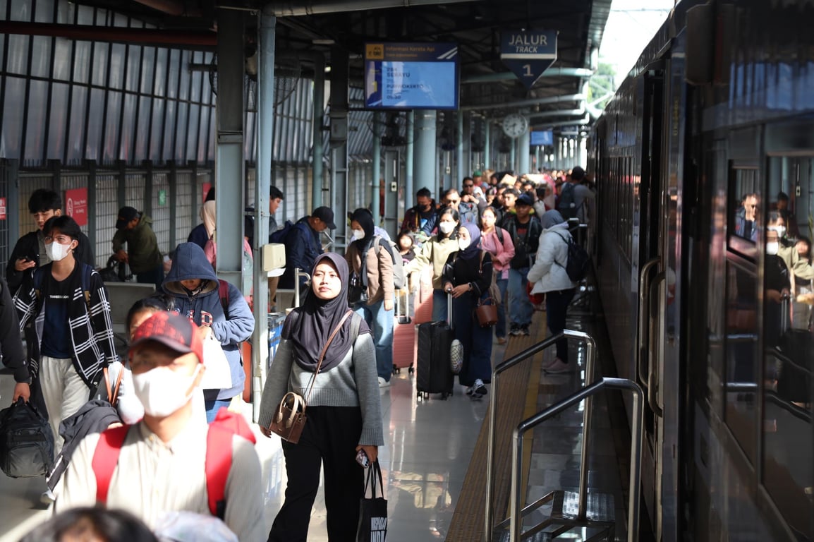 Hari ini Pemesanan Tiket Mudik untuk Keberangkatan kereta api H1 Lebaran dan Tiket Masih Tersedia, KAI Daop 1 Jakarta Ajak Masyarakat Atur Waktu Perjalanan