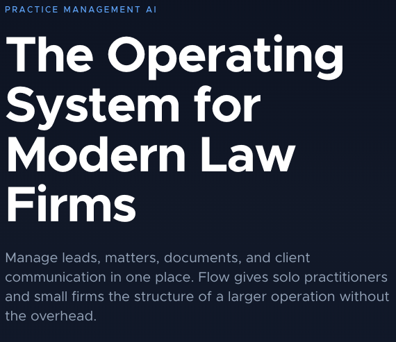 Lawzana Flow: AI-powered case management for every firm size
