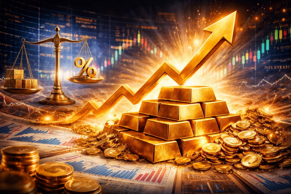 Emas Rebound Setelah Koreksi Tajam, Pasar Uji Arah di Tengah Tekanan Suku Bunga