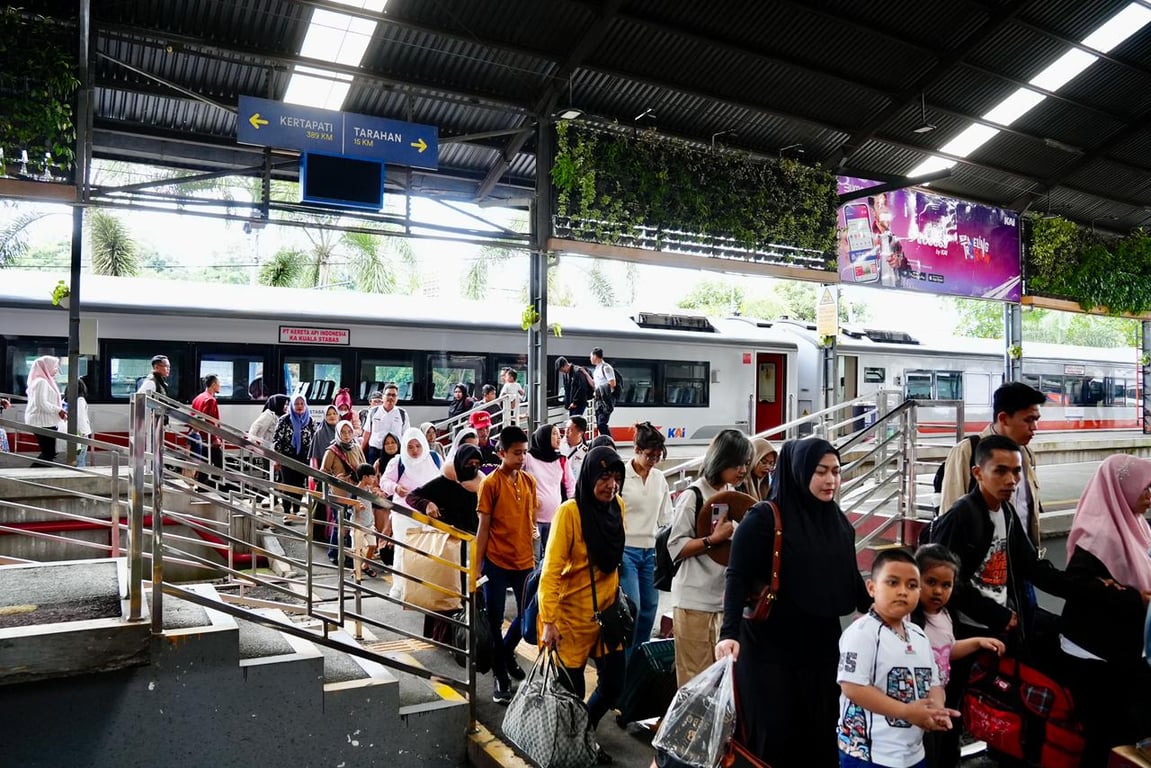 39.678 Penumpang Gunakan Kereta Api pada Masa Arus Mudik Lebaran 2026