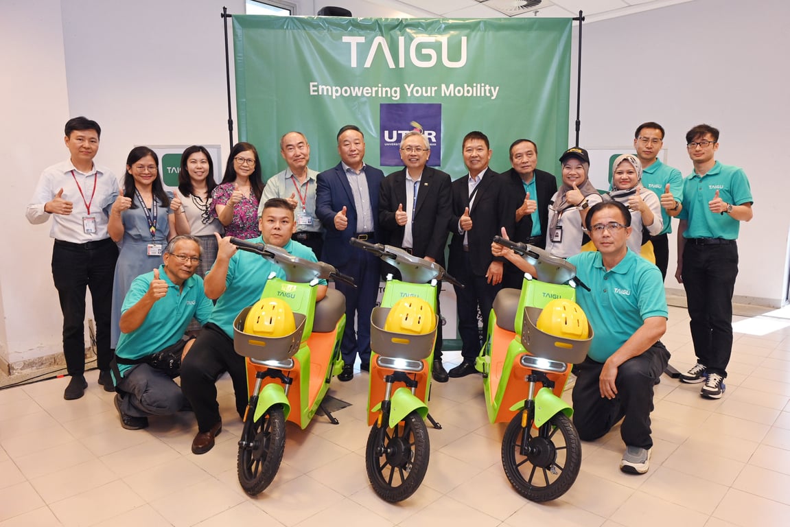 UTAR and United TAIGU Technology Partner to Launch e-Bike Sharing System for a Greener Campus