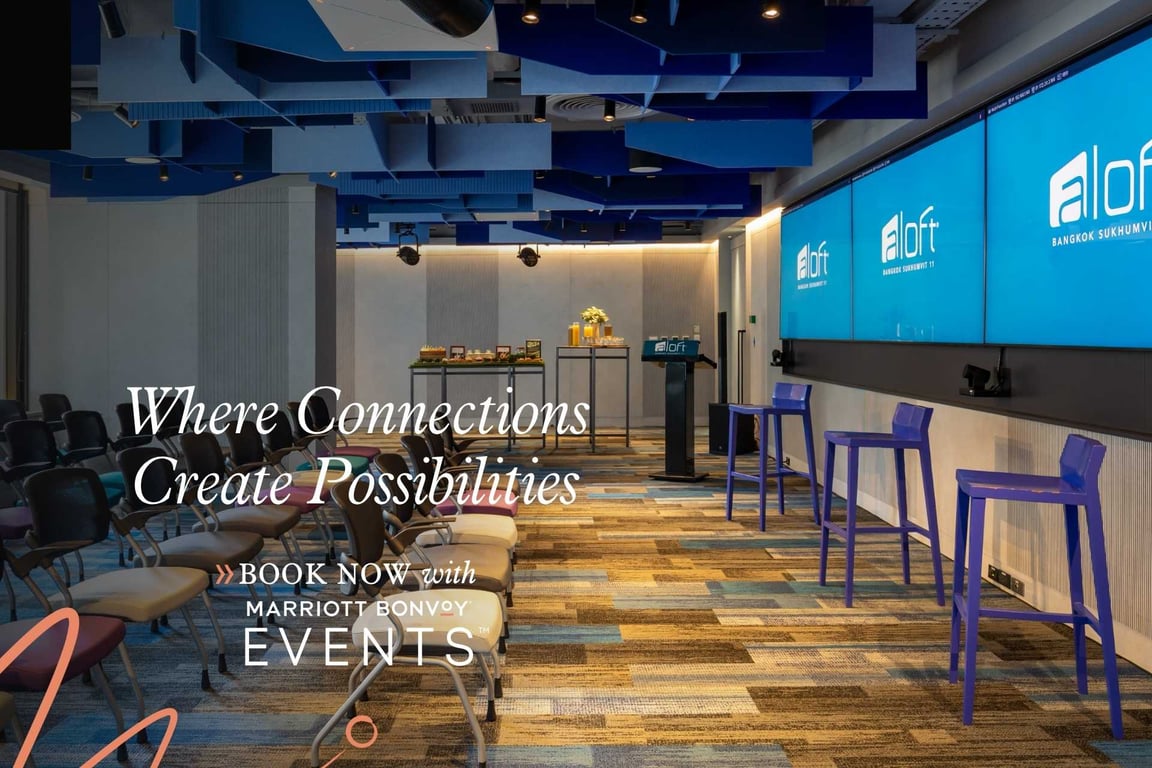 Delivering Meaningful Connections and Unforgettable Experiences at the Heart of Marriott Bonvoy Events at Aloft Bangkok Sukhumvit 11