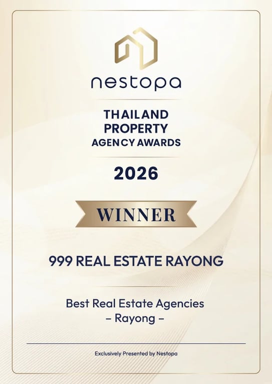 999 Real Estate Rayong คว้ารางวัล “Best Real Estate Agencies – Rayong” จากงาน Nestopa Agency Awards 2026
