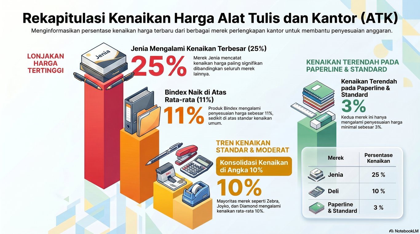 Optimisme di Tengah Kenaikan: Harga ATK Diprediksi Normal Seiring Meredanya Konflik Global