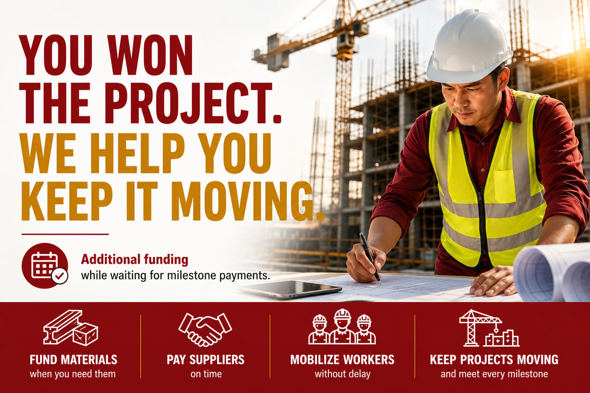 Won the Project but Need Funds to Start? Here’s How Contractors Can Keep Projects Moving with PayNow
