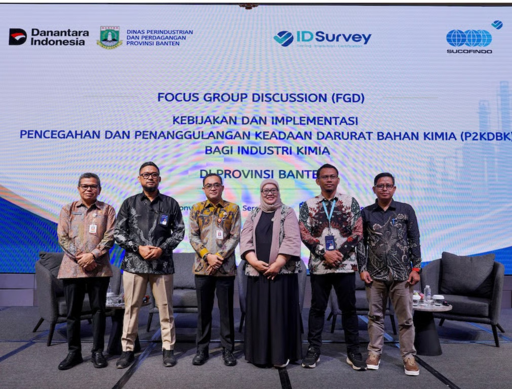 SUCOFINDO – DISPERINDAG BANTEN PERKUAT SINERGI PENCEGAHAN DAN PENANGGULANGAN KEADAAN DARURAT BAHAN KIMIA