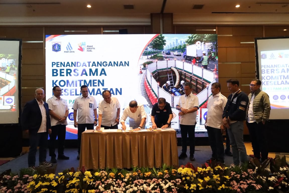 Pelanggan Nyaman, Pekerja Aman: PAM JAYA Perkuat Komitmen K3 Bersama Mitra Kerja
