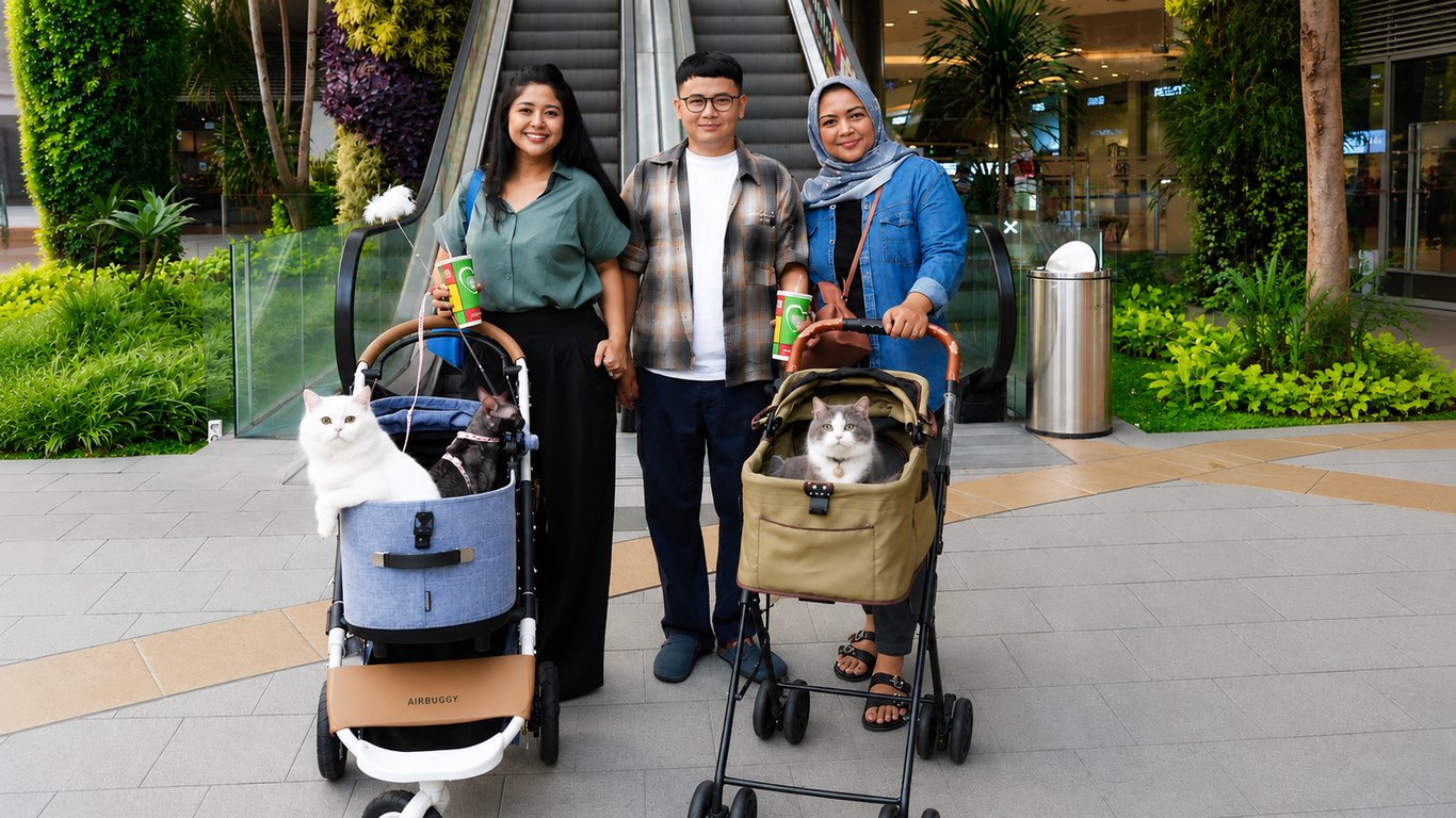 Main Bareng Anabul Di Grand Galaxy Park yang Cat Friendly