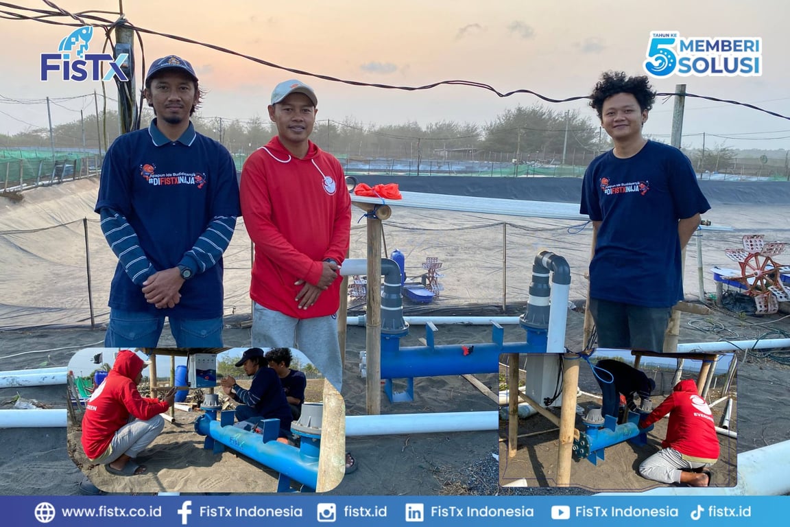 Solusi Terlengkap Budidaya: FisTx Tunjukkan Komitmen #MerdekaBersamaFisTx Lewat Kerja Sama Operasional Tambak di Purworejo