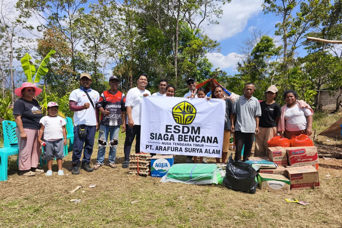 PT Arafura Surya Alam Salurkan Bantuan untuk Korban Gempa NTT