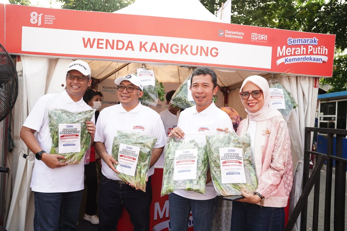 UMKM Binaan BRI Region 6 Antusias Ramaikan Festival Semarak Merah Putih di Pasar Malaka Rorotan