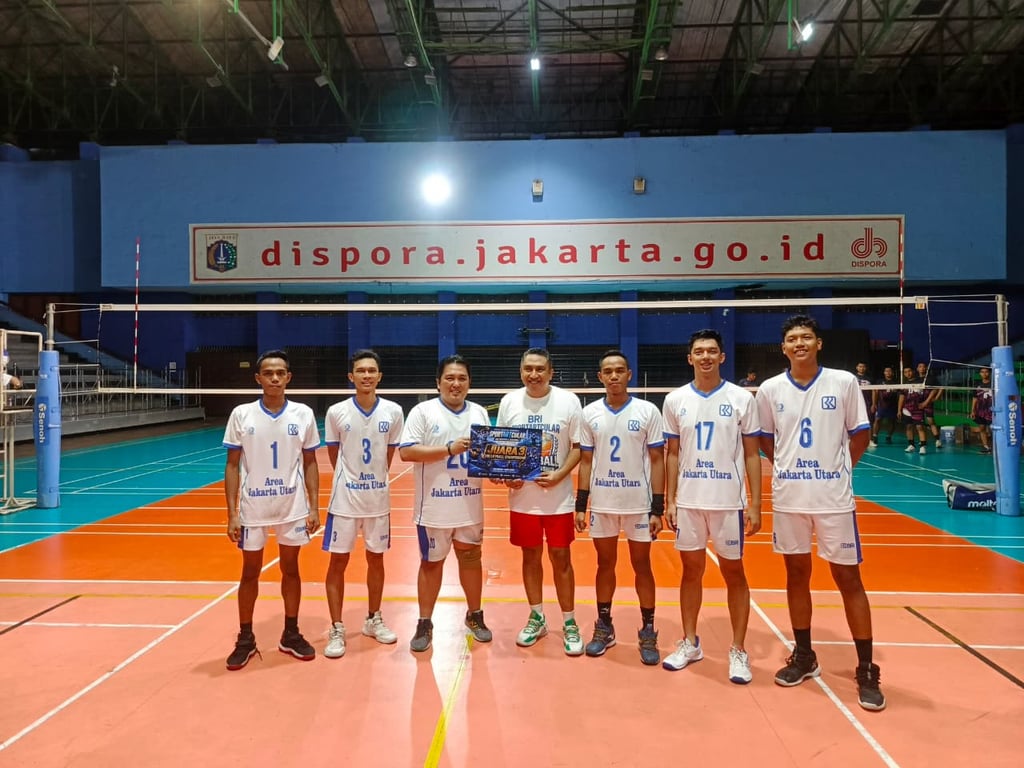 Area Kelapa Gading Raih Juara 3 Sportartcular BRI Region 6 Cabang Voli