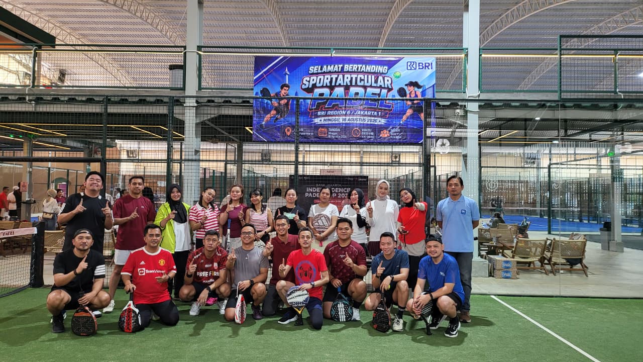 Sukses Digelar, Sportartcular BRI Region 6 Cabang Padel Hadirkan Semangat Sportivitas dan Kebersamaan