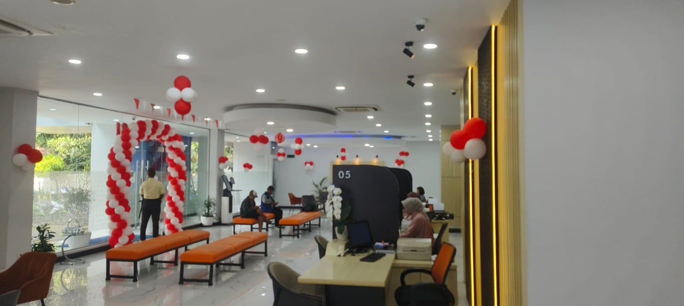 Sambut HUT ke-81 RI, BRI BO Cut Mutiah Semarakkan Kantor dengan Dekorasi Merah Putih