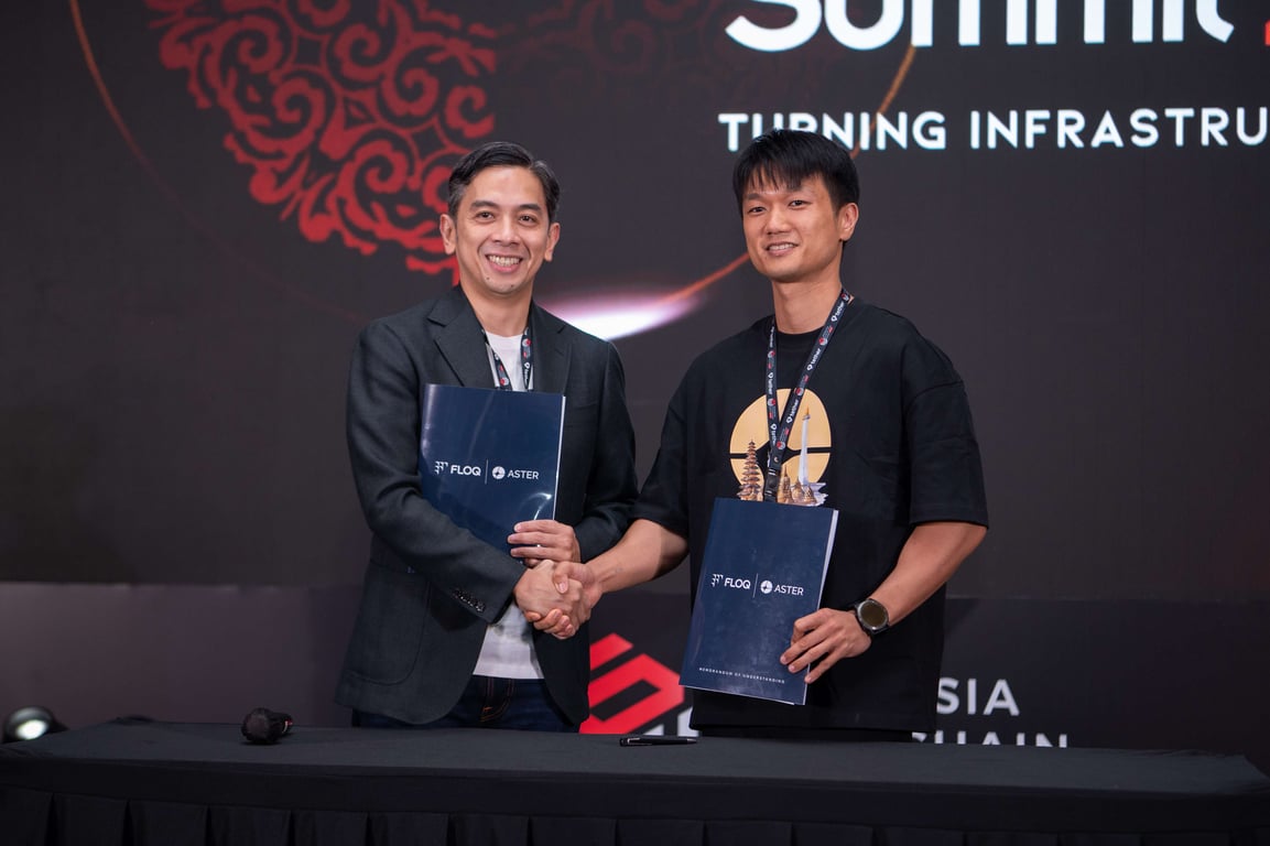 FLOQ and ASTER Signed MoU at Indonesia Blockchain Week 2026 to Expand Web3 Access in Indonesia