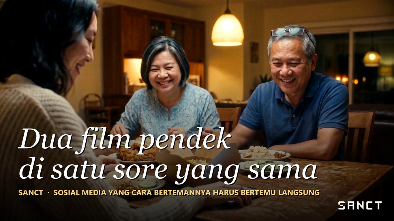 Sanct, Sosial Media yang Mengharuskan Bertemu Langsung untuk Berteman, Rilis Dua Film Pendek Jelang Peluncuran di Tiga Negara Sanct, Sosial Media yang Mengharuskan Bertemu Langsung untuk Berteman, Rilis Dua Film Pendek Jelang Peluncuran di Tiga Negara