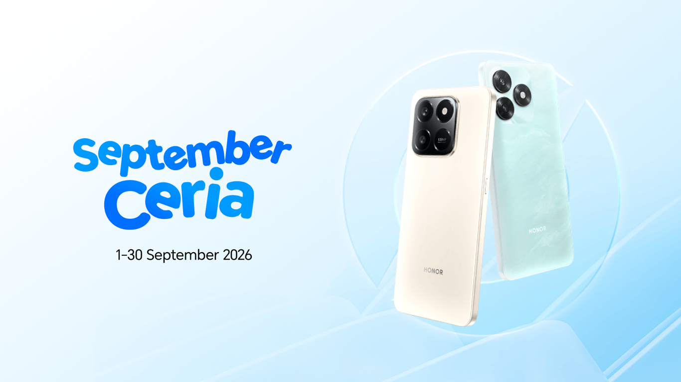 Rayakan “September Ceria”, HONOR Tawarkan Diskon Spesial untuk Tablet dan Smartphone Unggulan