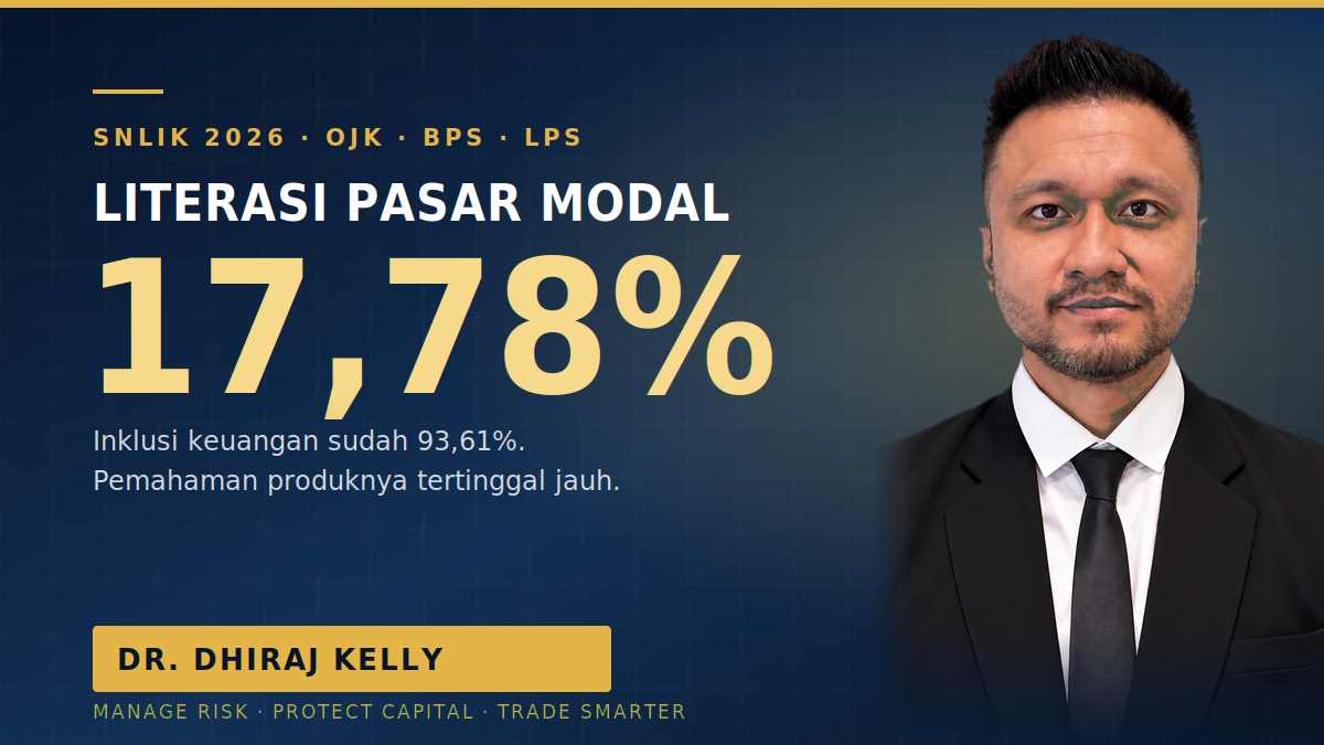 Investor Tembus 30 Juta, Dhiraj Kelly Soroti Literasi Pasar Modal yang Baru 17 Persen
