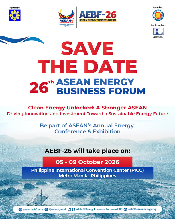 ASEAN Energy Business Forum (AEBF) 2026 to Convene Regional Energy Leaders in Manila