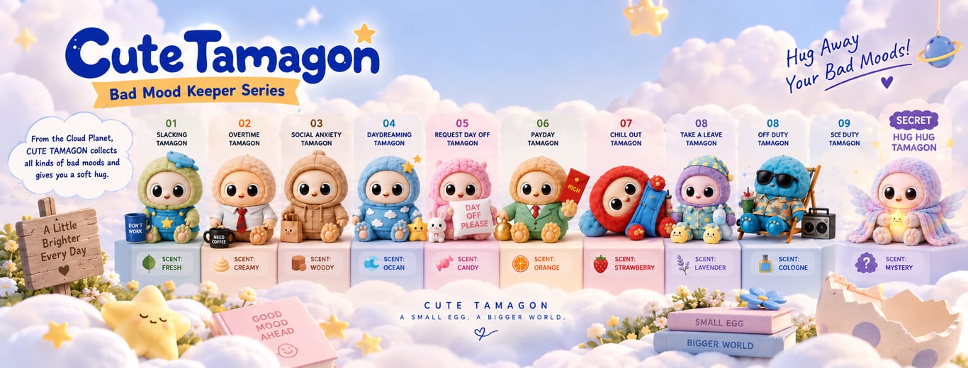 CUTE TAMAGON กับการเปลี่ยนอารมณ์ในชีวิตประจำวันให้กลายเป็นคาแรกเตอร์ที่คนอยากสะสม