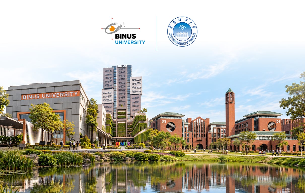 Global Business Chinese BINUS University Hadirkan Program Joint Degree Pertama Bersama South China University of Technology