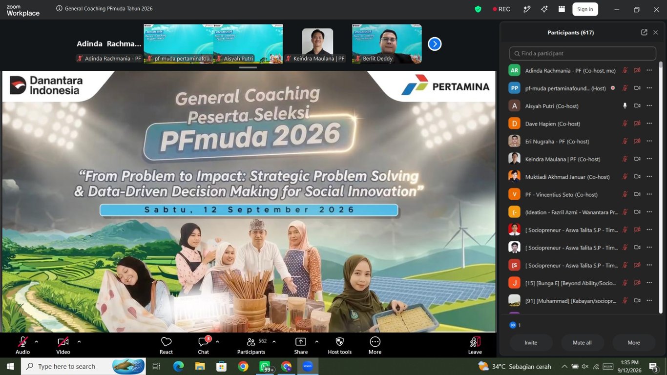 276 Young Leaders PFmuda 2026 Ditantang Ubah Masalah Menjadi Solusi Berdampak melalui Case Challenge