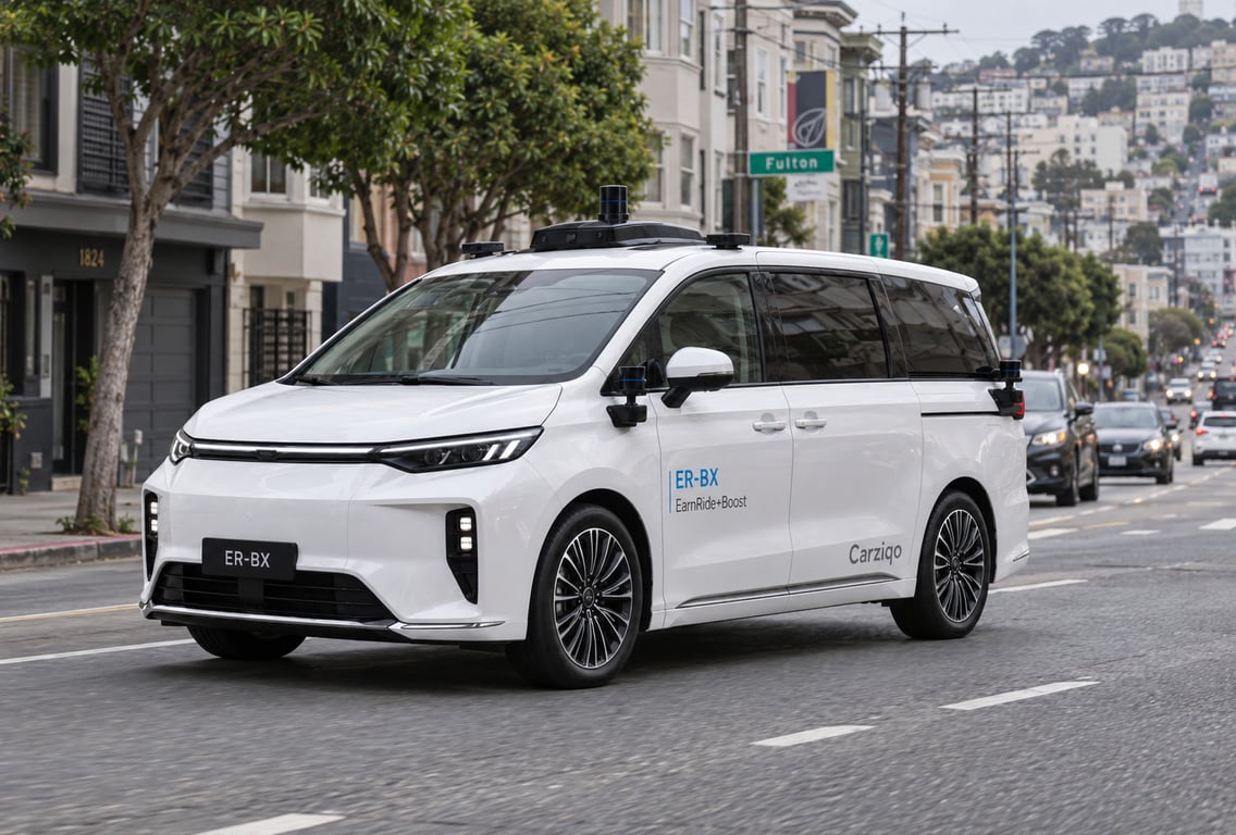 Carziqo Launches ER-BX Autonomous Ride-Hailing Operations in San Francisco