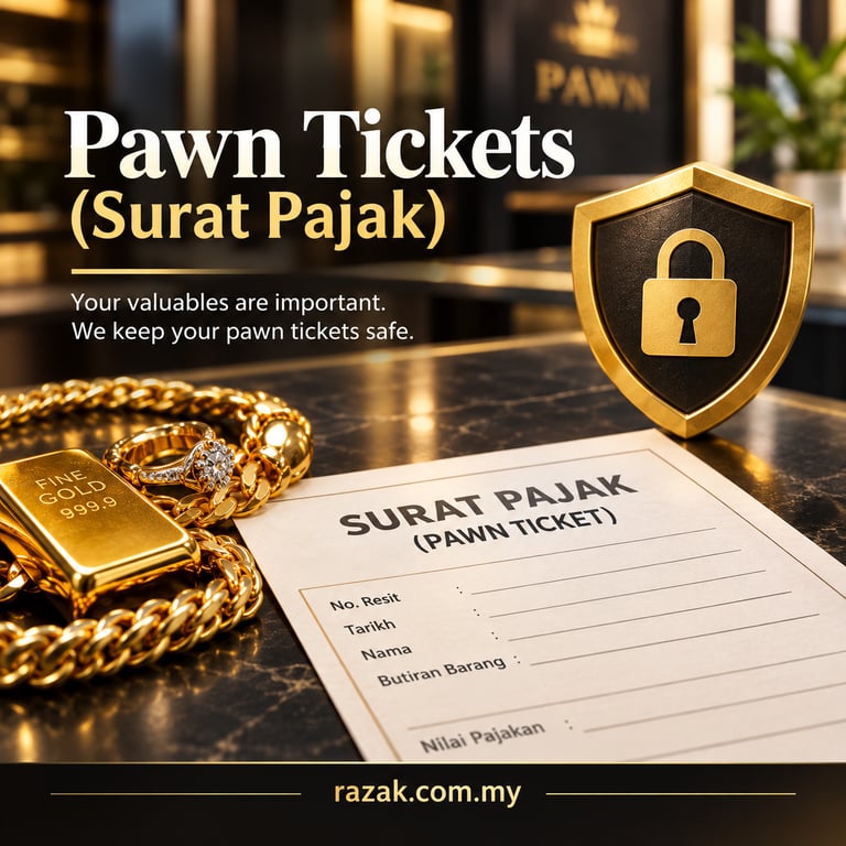 How to Cash Out Your Pawn Tickets (Surat Pajak) Safely in Kuala Lumpur