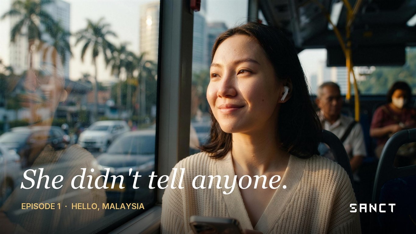 Sanct, a social app in Bahasa Melayu where your first friends are added face to face, introduces itself to Malaysia with a short film about the friend who notices