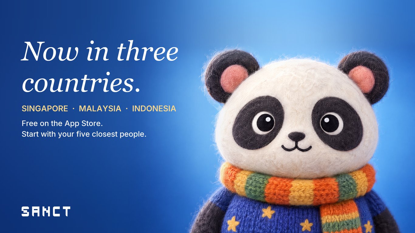 Sanct is now live in Singapore, Malaysia and Indonesia: the social app that asks you to start with five people