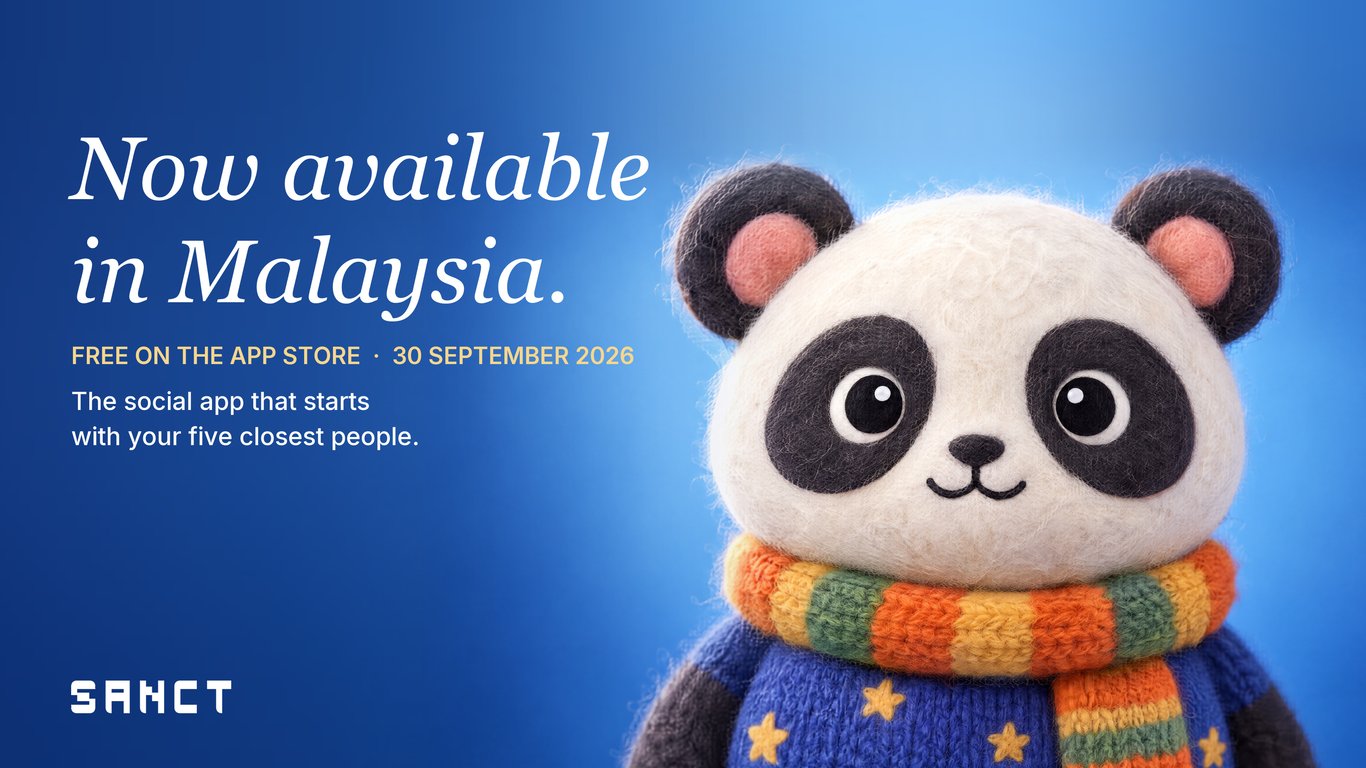 Sanct launches in Malaysia as a free download, and asks every new user to bring five close people first