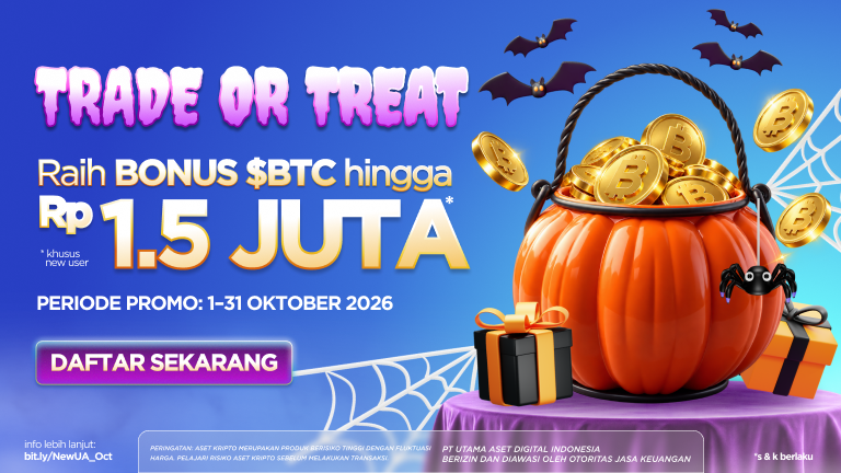 Adopsi Kripto Indonesia Terus Tumbuh, Bittime Hadirkan Program Trade or Treat dengan Bonus Rp 1,5 Juta
